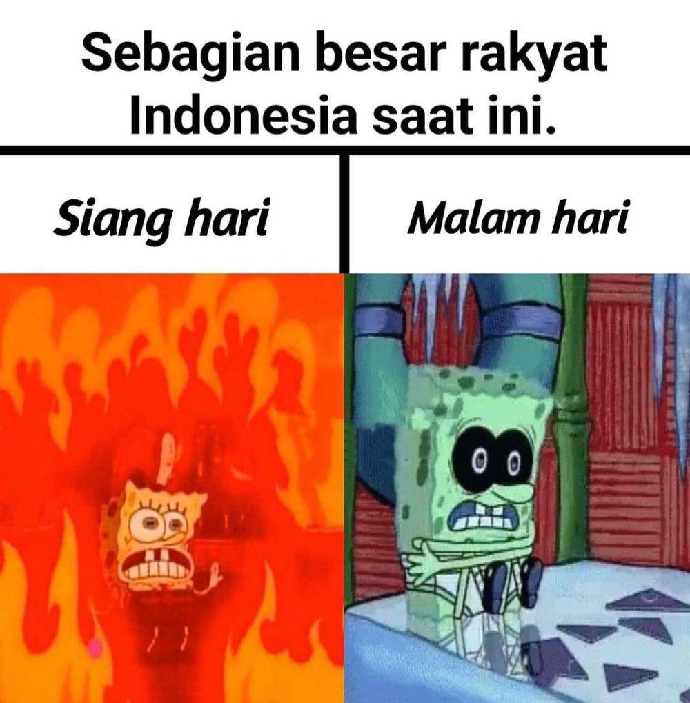 meme cuaca panas (instagram.com/memecomic.id)