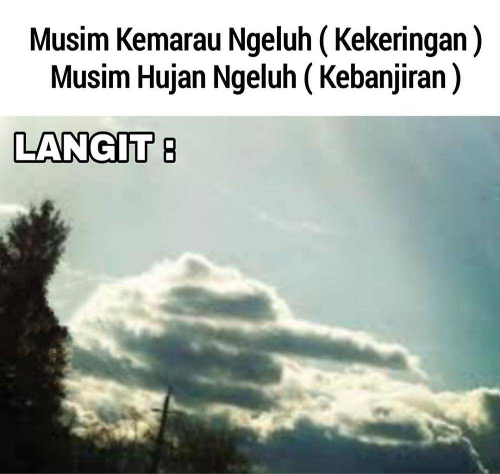meme cuaca panas (instagram.com/lawakscience)