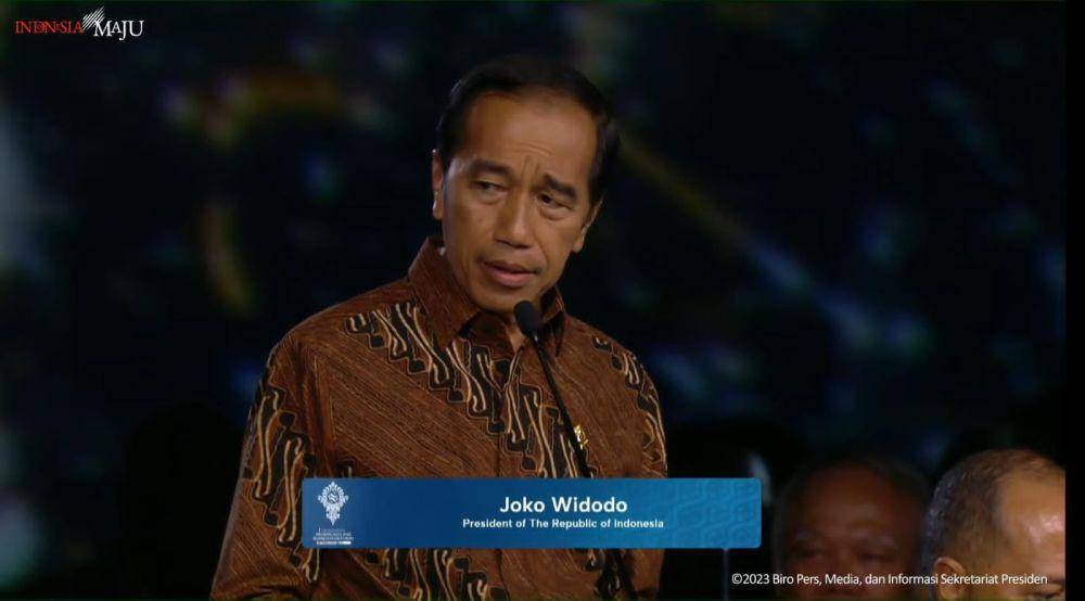 Presiden Jokowi hadir di Gala Dinner KTT AIS 2023 (Youtube.com/Sekretariat Presiden)