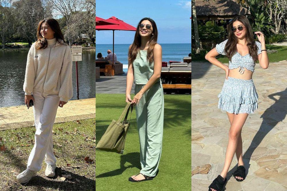 10 Ide Outfit Liburan ala Josephine Firmstone, Auto Stunning!