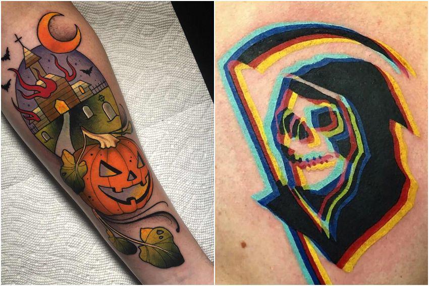 10 Tato Halloween yang Paling Mencuri Perhatian, Ada Inovasi 3D