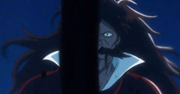 Yhwach terkena tebasan Ichimonji ( Dok. Pierrot / Bleach: Thousand-Year Blood War )