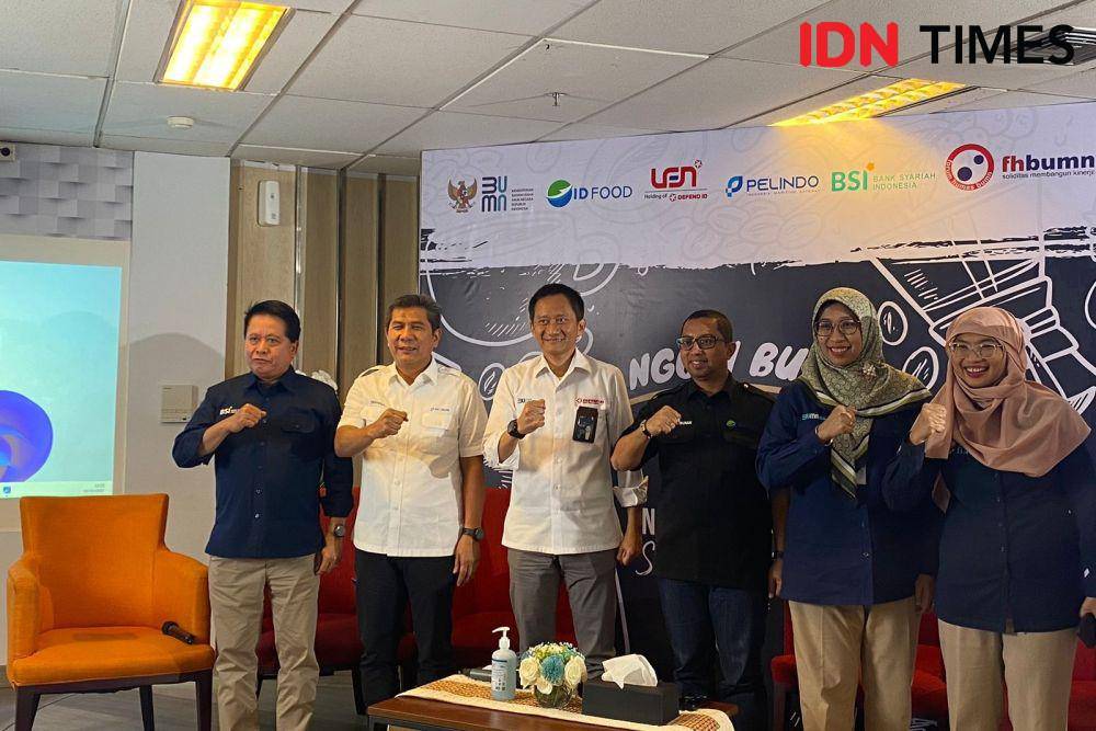 Agenda Ngopi BUMN, Selasa (10/10/2023). (IDN Times/Vadhia Lidyana)