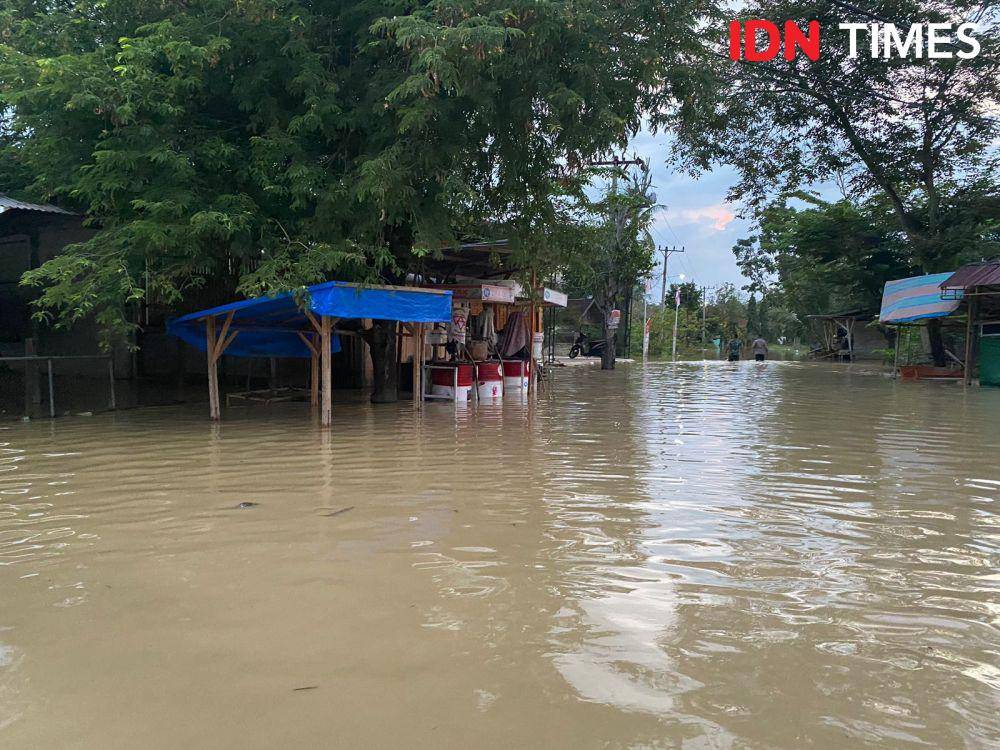 Banjir di Kabupaten Aceh Utara, Aceh. (Dokumentasi Putri untuk IDN Times)