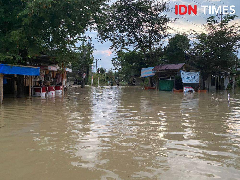 Banjir di Kabupaten Aceh Utara, Aceh. (Dokumentasi Putri untuk IDN Times)