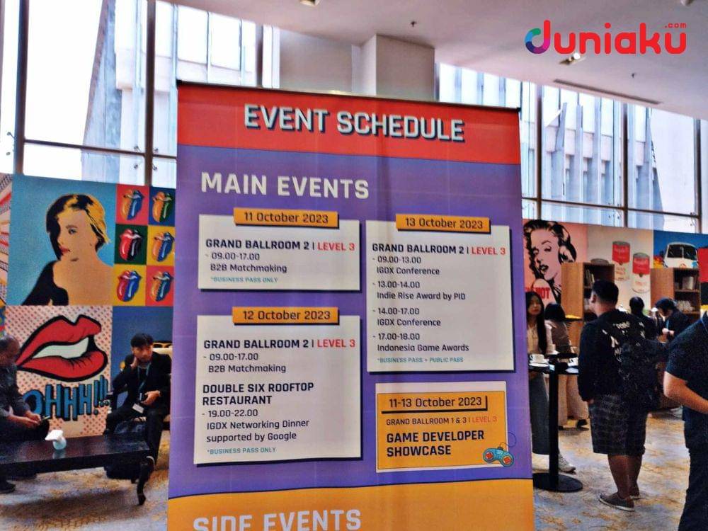 Foto dari lokasi IGDX 2023. (Duniaku.com/Fahrul Nurullah)