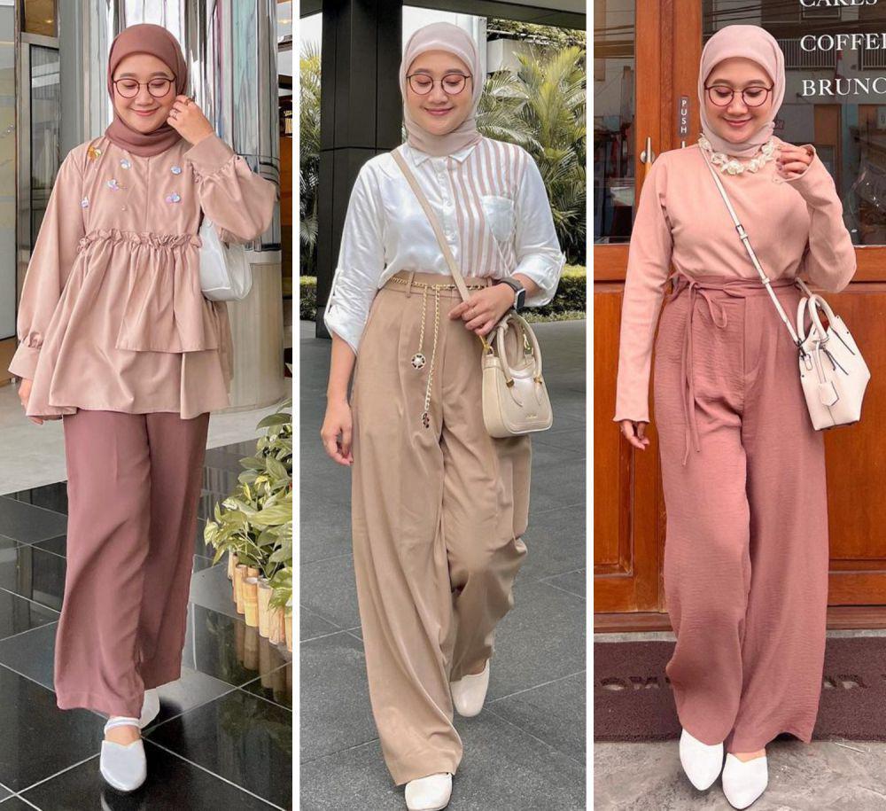 9 Mix and Match Celana Kulot ala Astris Yanti, Super Chic!