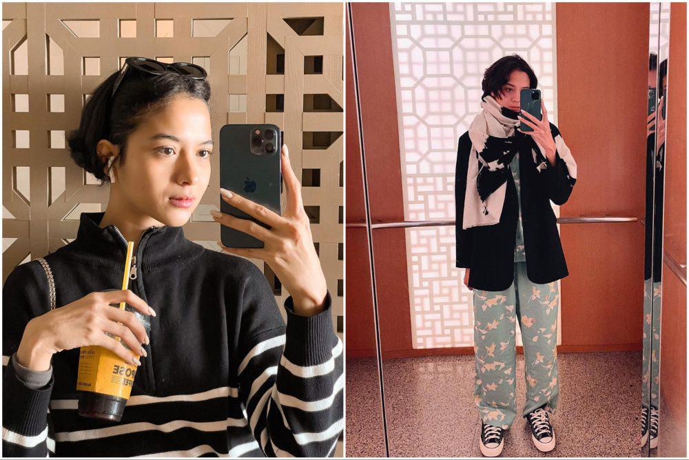 8 Mirror Selfie Putri Marino saat di Busan, bak ABG, nih!