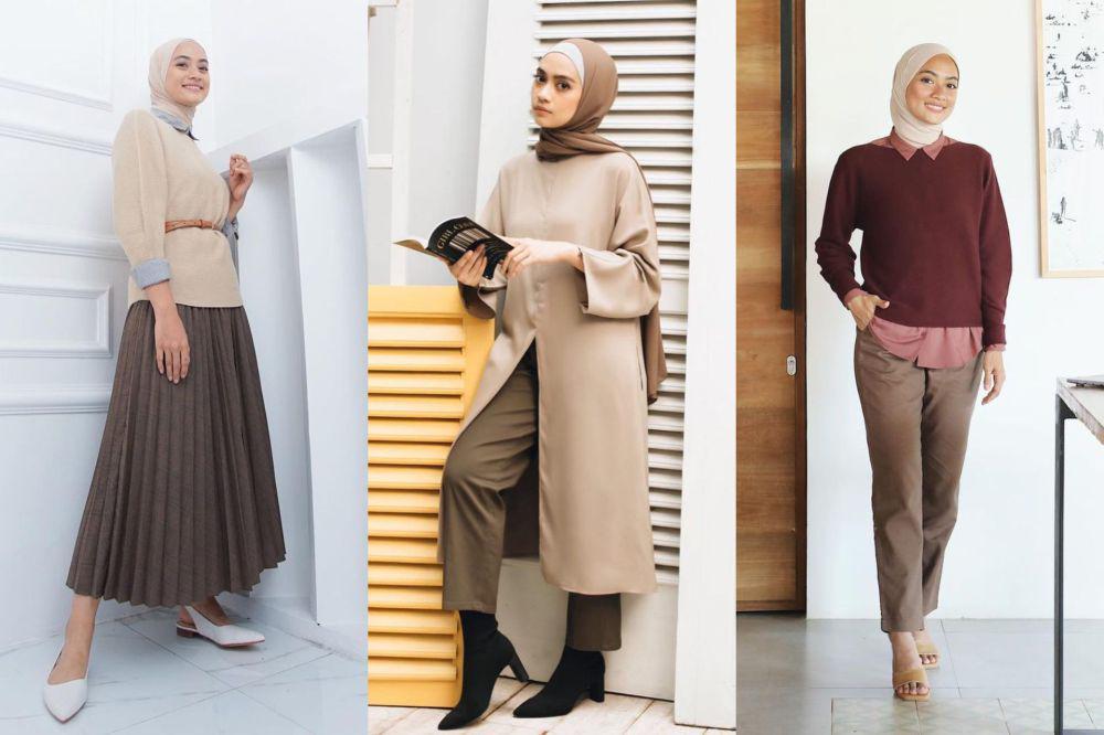 10 Referensi Outfit Earth Tone ala Ayudia Bing Slamet, Cewek Bumi!