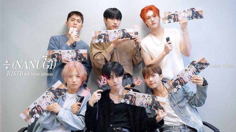 JUST B dalam MEDUSA Cheer Guide (twitter.com/JUSTB_Official)