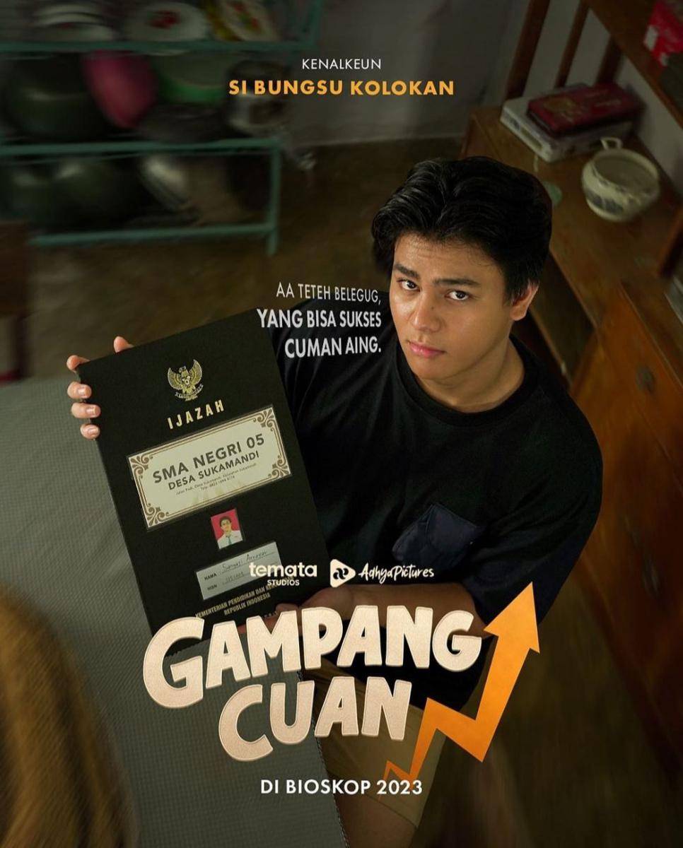 Alzi Markers sebagai Aji (instagram.com/gampangcuanfilm)