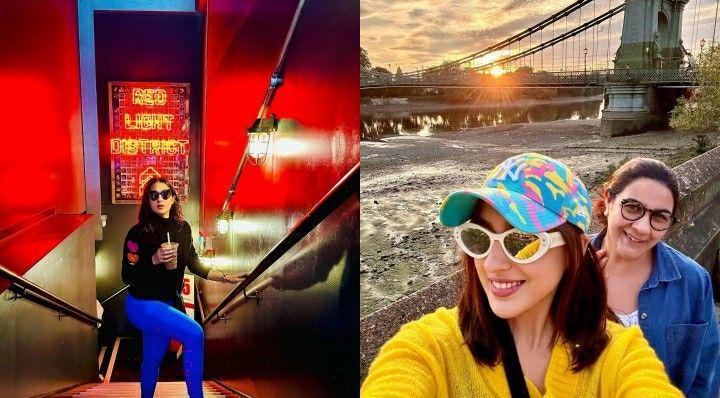 9 Potret Sara Ali Khan di London, Seru Liburan Bareng Sahabat dan Mama