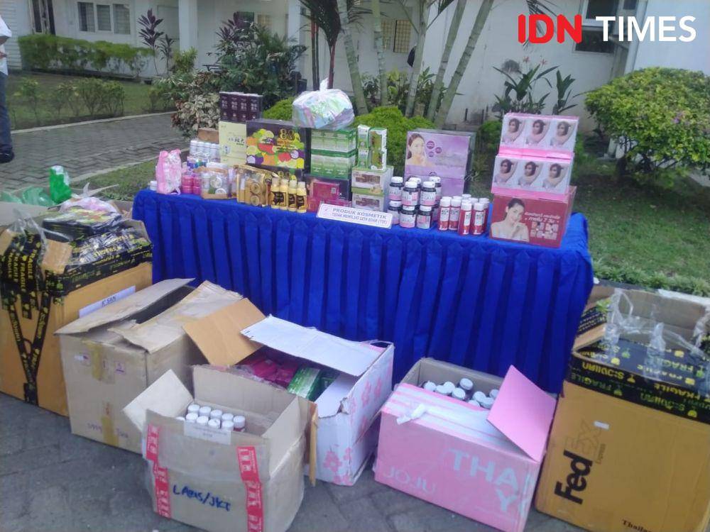 Harga jual produk kecantikan ilegal sampai 800 juta (IDN Times/Eko Agus Herianto)
