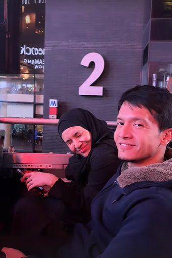 potret Dhini Aminarti dan Dimas Seto di New York (instgaram.com/ibnujamilo)