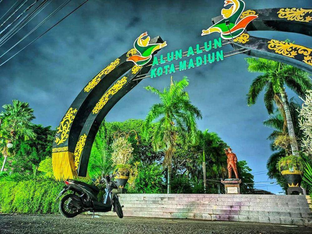 Alun-alun Kota Madiun. (Instagram.com/madiun_info)