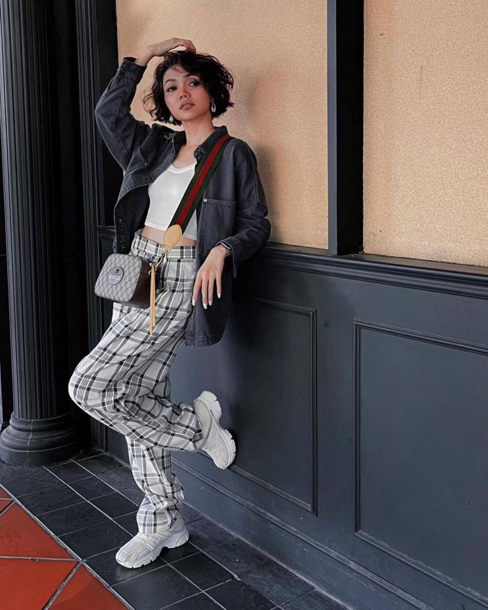 ide gaya streey style Rina Nose (instagram.com/rinanose16)