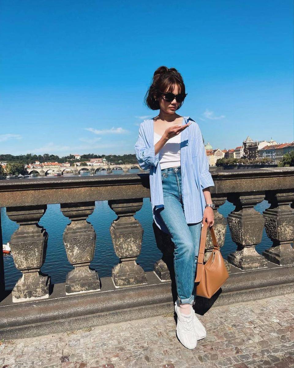 ide gaya streey style Rina Nose (instagram.com/rinanose16)