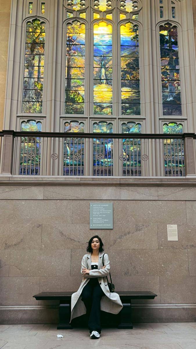 potret Febby Rastanty jalan-jalan ke museum di Chicago (instagram.com/febbyrastanty)