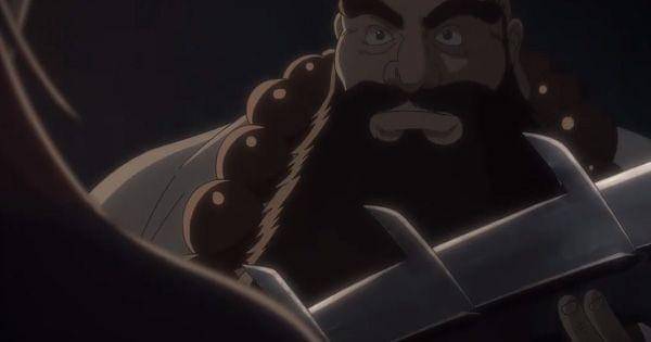 Ichibe memberitahu Renji kalau nama Bankai lamanya itu setengah asli ( Dok. Pierrot / Bleach: Thousand-Year Blood War )