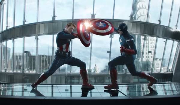 Captain America memadukan skill bela diri dengan tamengnya (dok. Marvel Studios/Avengers: Endgame)