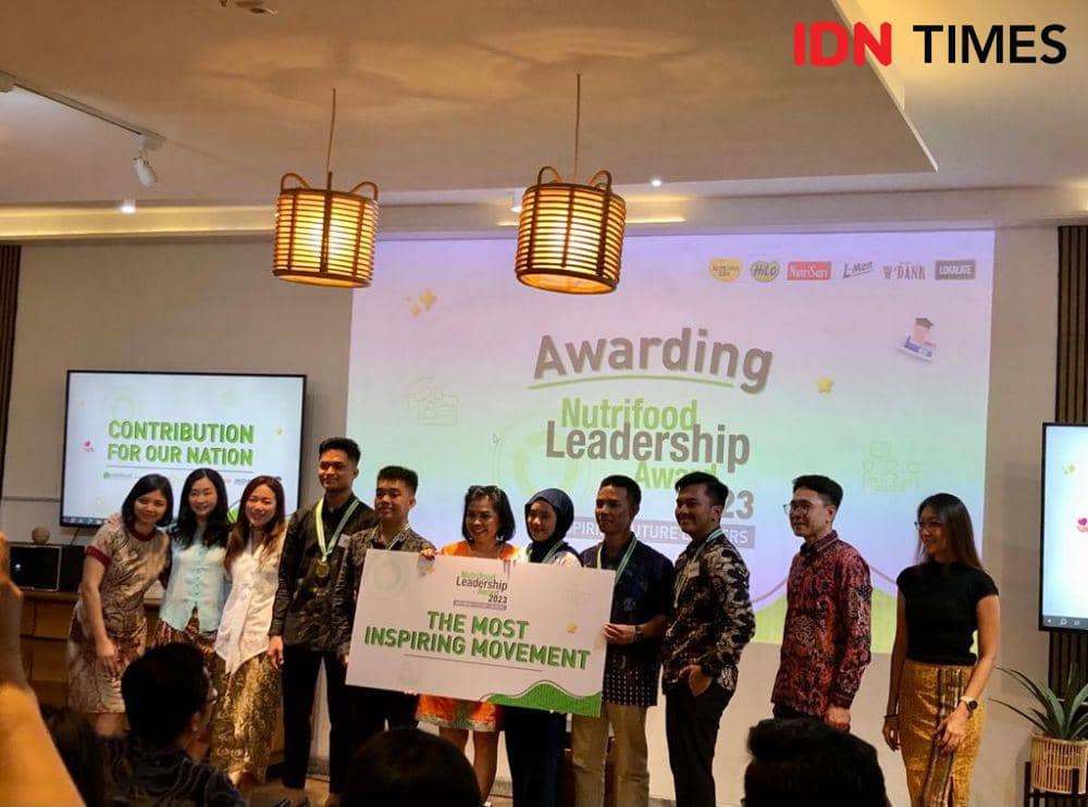 Awarding Nutrifood Leadership Award 2023 pada Rabu (11/10/2023) di Rumah Wijaya, Jakarta Selatan (IDN Times/Nisa Zarawaki)