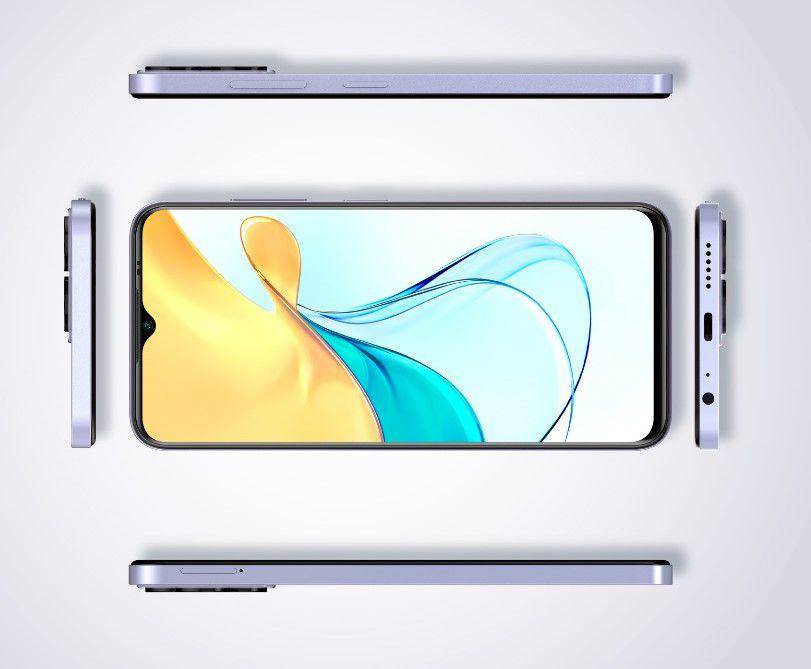penampang sisi depan dan bingkai ZTE Blade V50 Design (shopee.co.id/ZTE Official Shop)