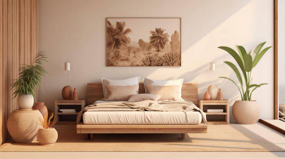 ilustrasi desain kamar tidur scandinavian yang estetik dan nyaman (freepik.com/freepik)