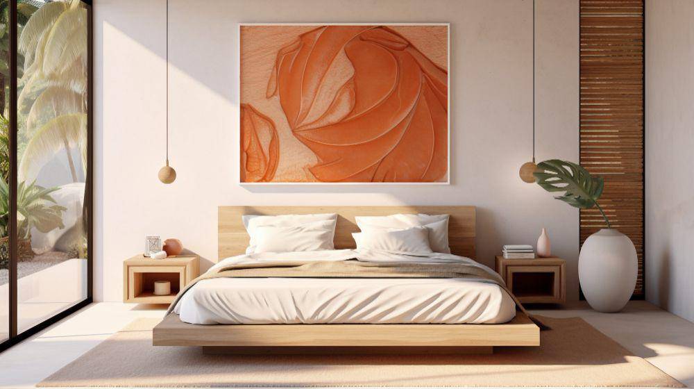 ilustrasi kamar tidur simpel ala desain scandinavian (freepik.com/freepik)