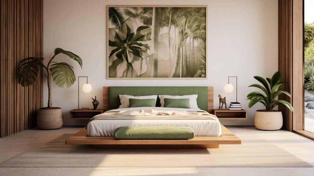 ilustrasi desain kamar tidur scandinavian (freepik.com/freepik)