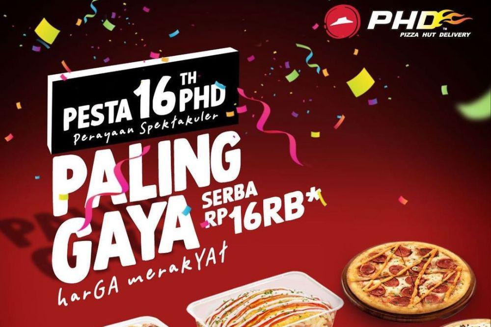 Promo Pizza Hut Delivery PHD Serba Rp16 Ribu 12-24 Oktober 2023!