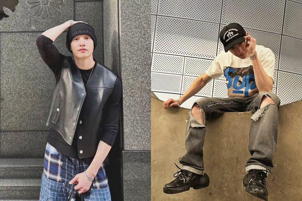 7 Ide OOTD Kasual Nuansa Monokrom ala Bang Chan Stray Kids, Simpel!