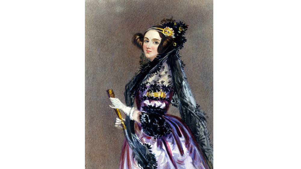 potret Ada Lovelance (commons.wikimedia.org/Alfred Edward Chalon, Public domain)