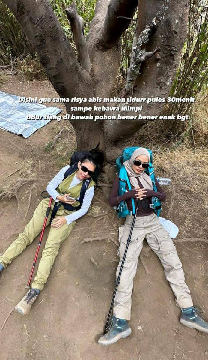 potret mendaki Dara Arafah (instagram.com/daraarafah)