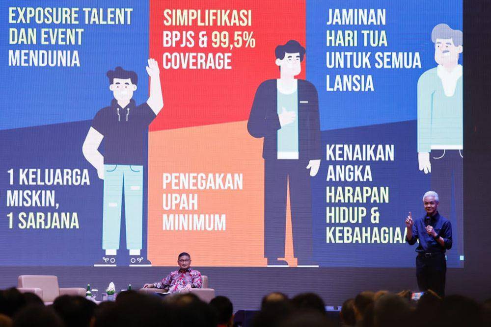 Ganjar Pranowo mengisi kuliah umum di Universitas Kristen Maranatha Bandung (IDN Times/Istimewa)