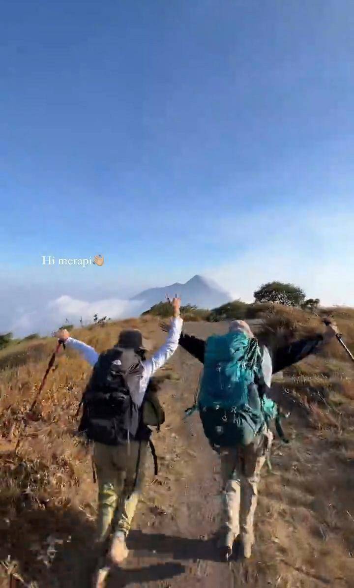 potret mendaki Dara Arafah (instagram.com/daraarafah)