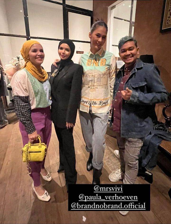 Artis hadiri launching produk Paula (Instagram.com/dhila_dafbel)