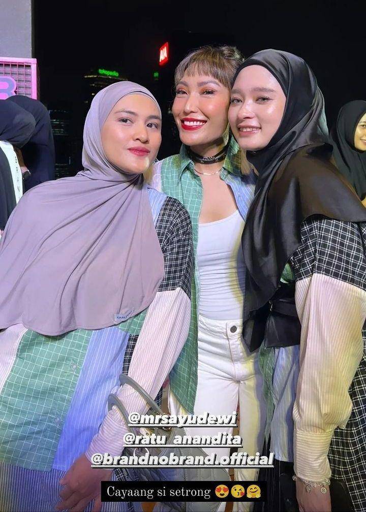 Artis hadiri launching produk Paula (Instagram.com/ratu_anandita)