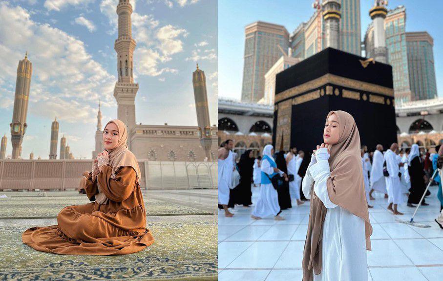 7 Potret Ririe Fairus Jalani Ibadah Umrah, Fokus Beribadah!