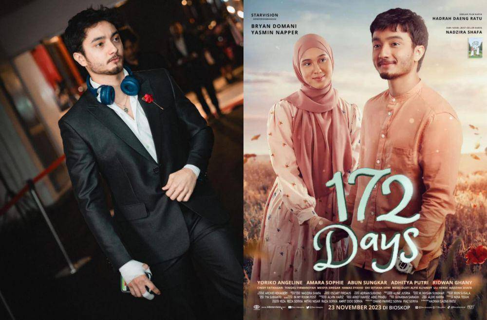Aktor menjadi pemeran utama di film religi adaptasi novel (dok. Starvision Plus / 172 Days | instagram.com/bryandomani_bd)