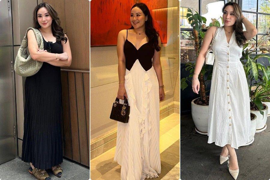 7 Dress ala Monica Amadea buat Santai hingga Pesta, Feminin Abis!
