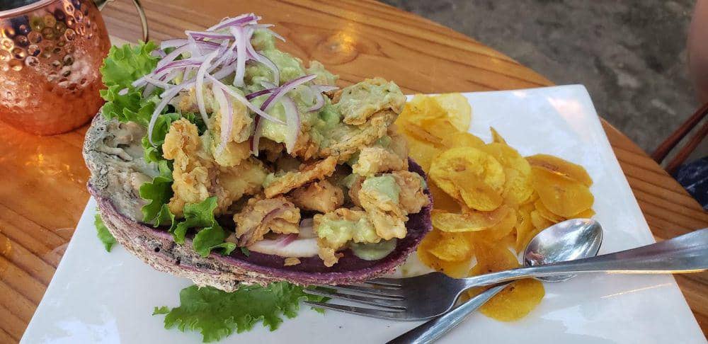 potret penyajian menggunakan cangkang kerang (reddit.com/user/Nephelus)