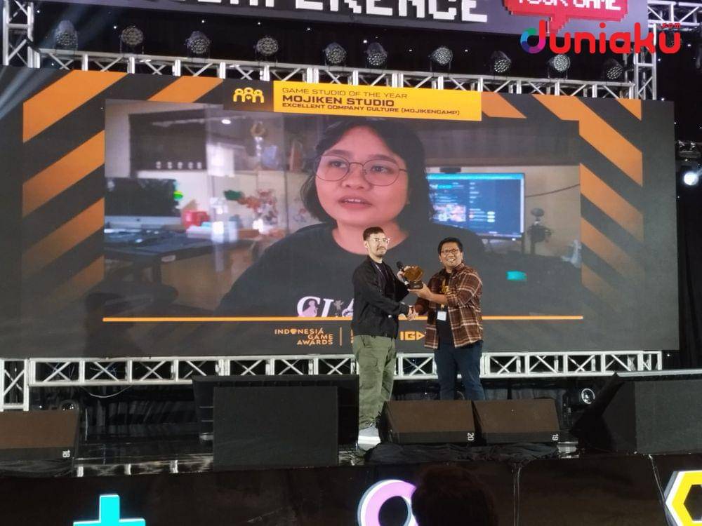 Foto Indonesia Game Awards di IGDX 2023. (Duniaku.com/Fahrul Nurullah)