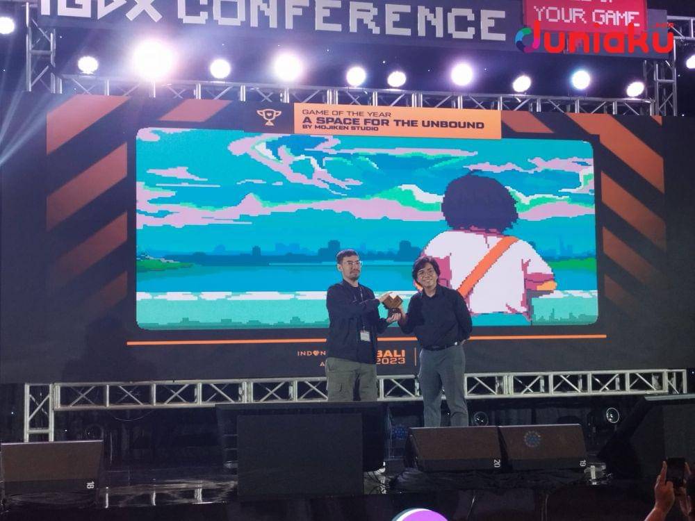 Foto Indonesia Game Awards di IGDX 2023. (Duniaku.com/Fahrul Nurullah)