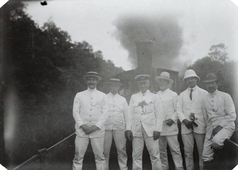 Kereta api di era Kolonial belanda di Pulau Laut.
