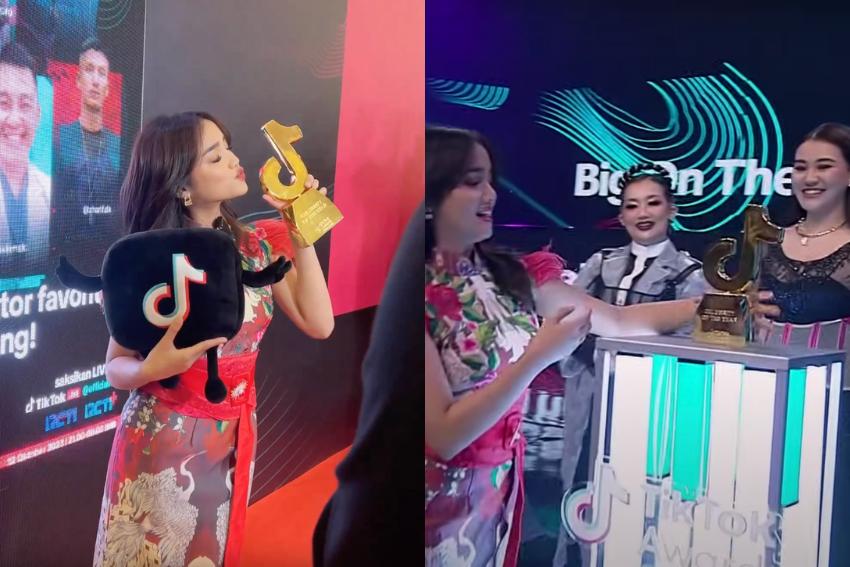 7 Momen Fuji Menang TikTok Awards 2023, Interaksi sama Aaliyah Disorot