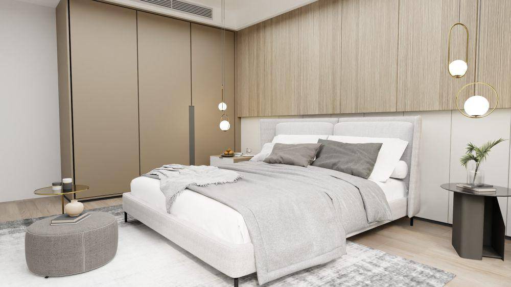 ide desain kamar cowok nuansa hitam dan abu-abu (unsplash.com/dada_design)