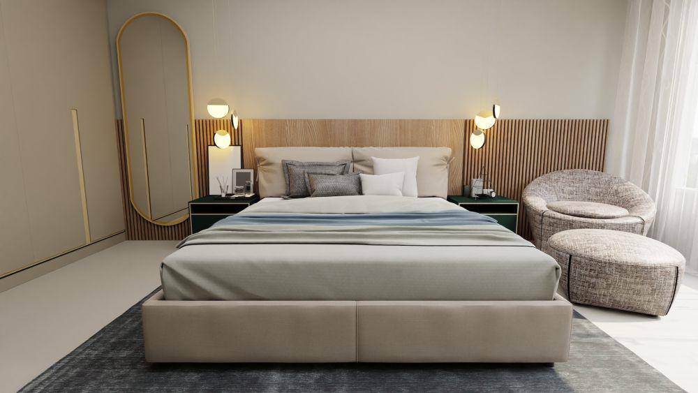 ide desain kamar cowok nuansa hitam dan abu-abu (unsplash.com/dada_design)