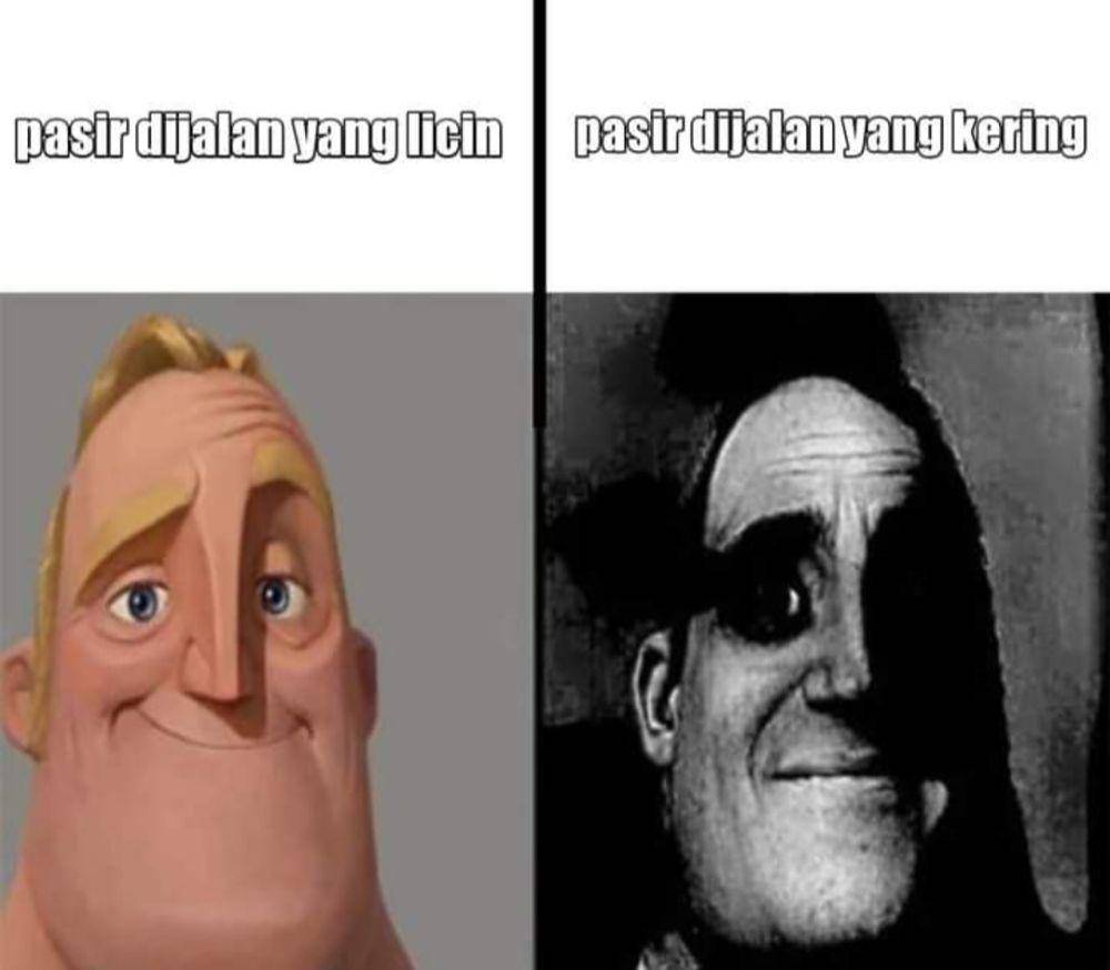 meme tau vs. gak tau (instagram.com/pos.total)