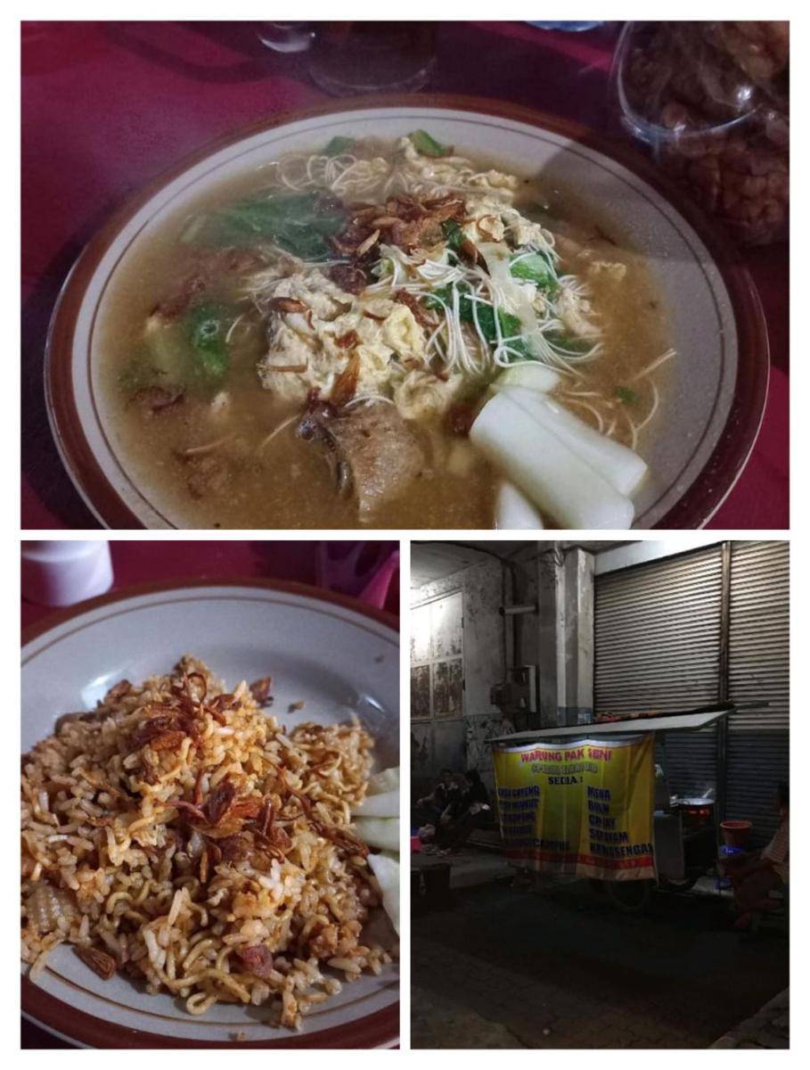 Menu di Warung Pak Seni. (Instagram.com/kulinertulungagung)