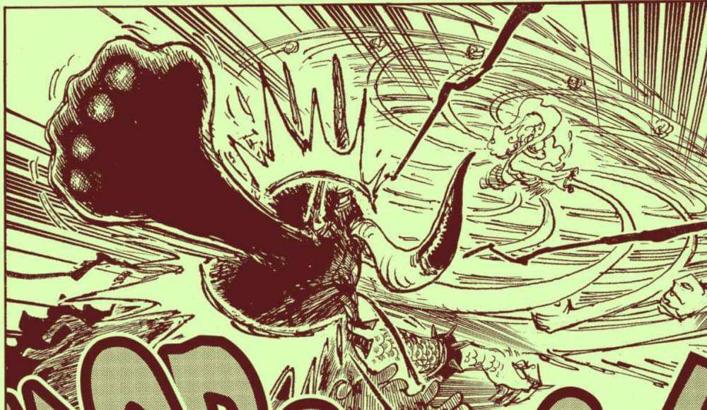 Serangan Luffy ke Kaido. (Dok. Shueisha/One Piece)